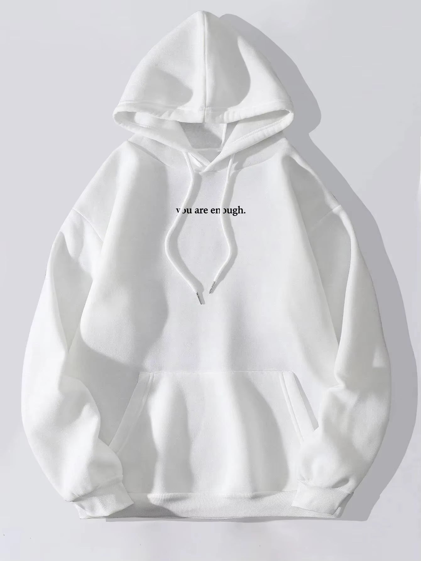 Autumn Y2K Hoodies Young Lady Printed Letter Dear Person behind Me Casual Oversized Hoodie Aesthetic Hoody Sweatshirt Tops